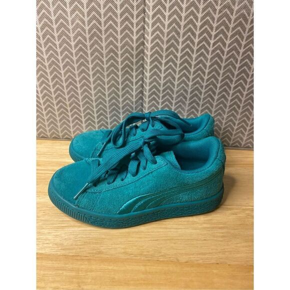 Puma Badge Suede Jr Sneaker teal - Picture 3 of 8